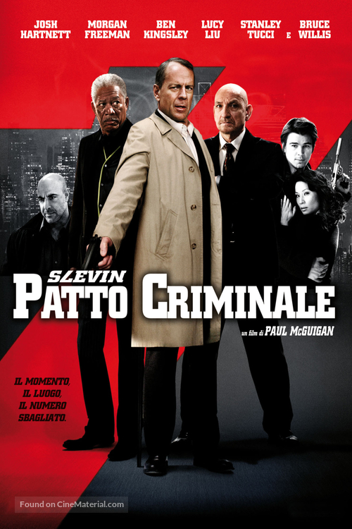 Lucky Number Slevin - Italian DVD movie cover