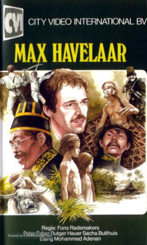 Max Havelaar of de koffieveilingen der Nederlandsche handelsmaatschappij - Dutch VHS movie cover