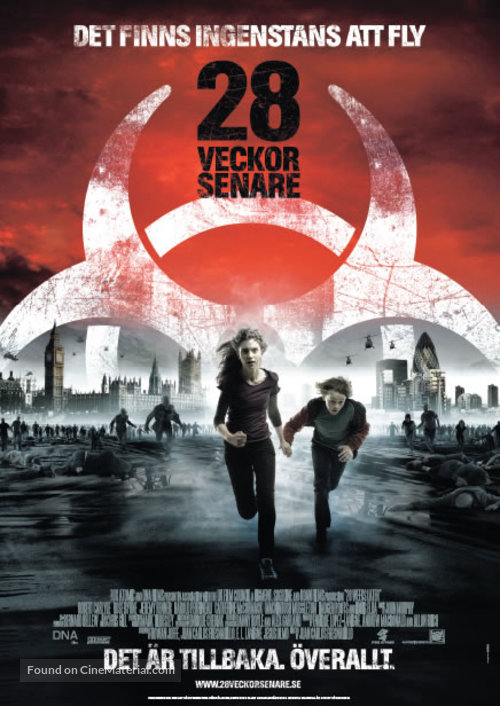 28 Weeks Later - Swedish Movie Poster