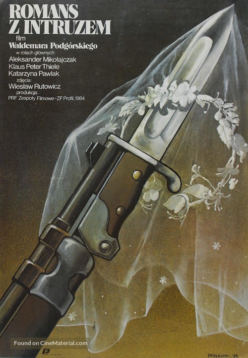 Romans z intruzem - Polish Movie Poster