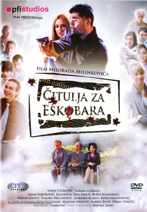 Citulja za Eskobara - Serbian DVD movie cover