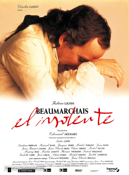 Beaumarchais l&#039;insolent - Spanish Movie Poster