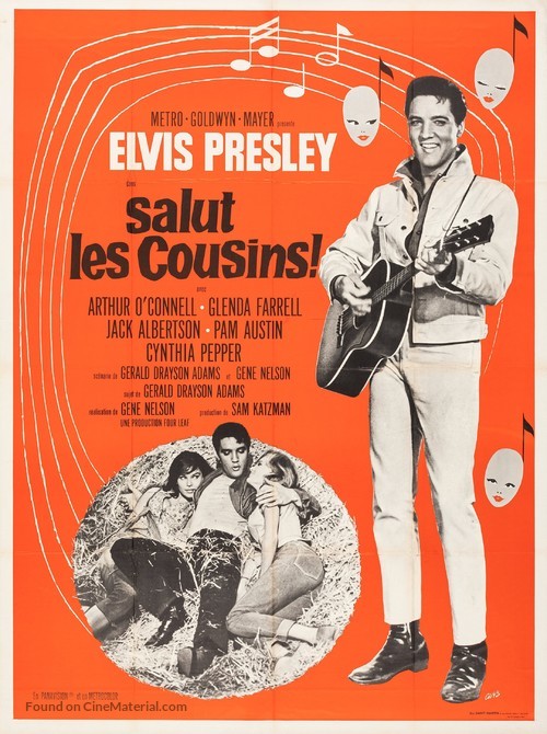 Kissin&#039; Cousins - French Movie Poster