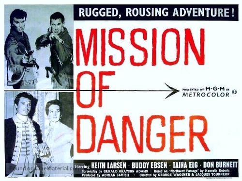 Mission of Danger - British Movie Poster