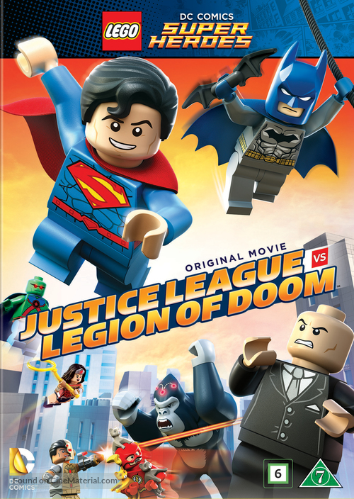 LEGO DC Super Heroes: Justice League - Attack of the Legion of Doom! - Danish DVD movie cover