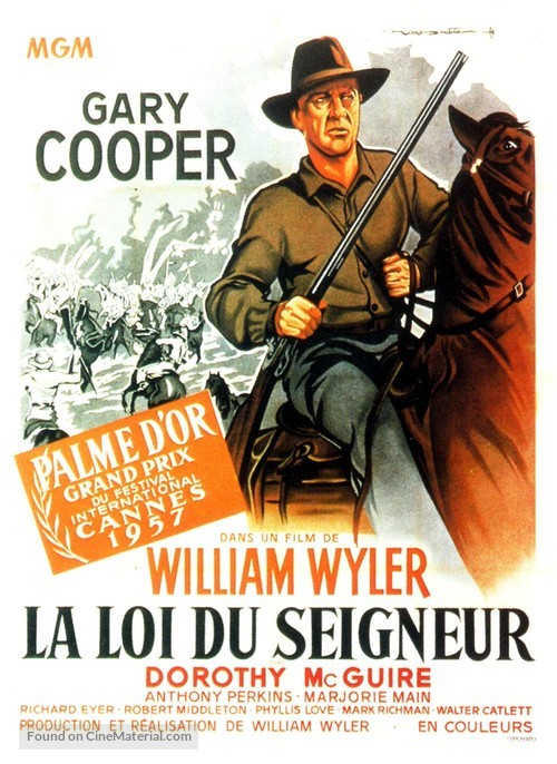 Friendly Persuasion - French Movie Poster