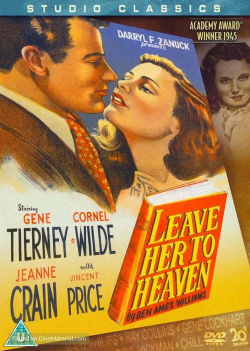 Leave Her to Heaven - British DVD movie cover