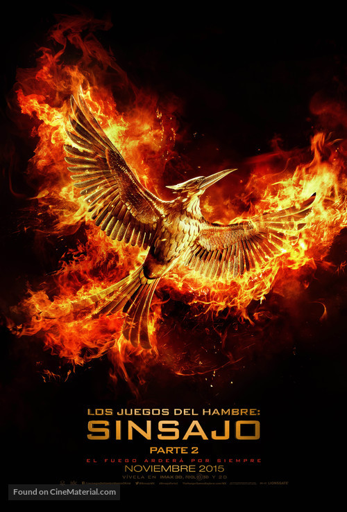 The Hunger Games: Mockingjay - Part 2 - Mexican Movie Poster