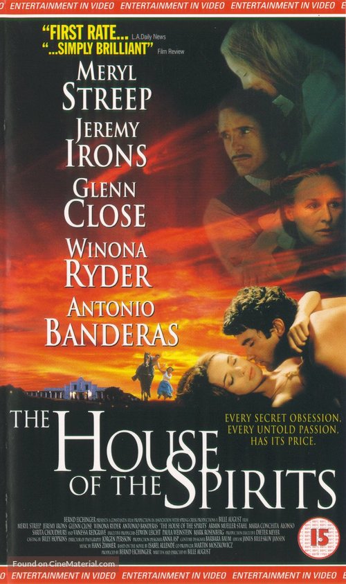 The House of the Spirits - British VHS movie cover