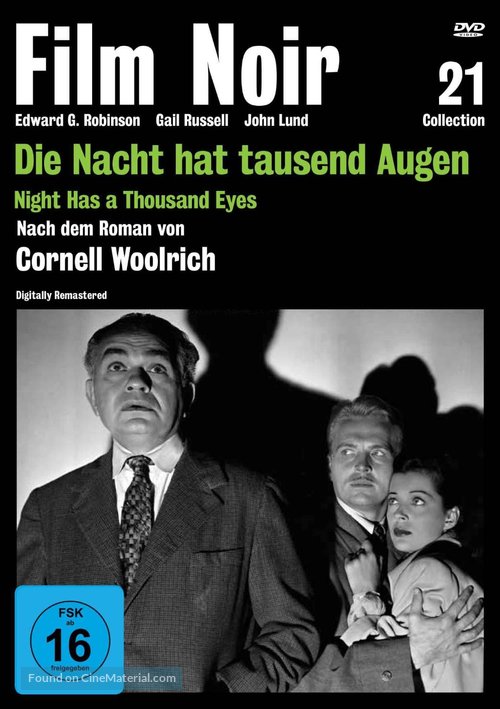 Night Has a Thousand Eyes - German DVD movie cover
