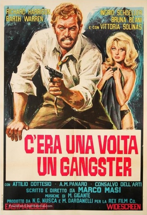 C&#039;era una volta un gangster - Italian Movie Poster
