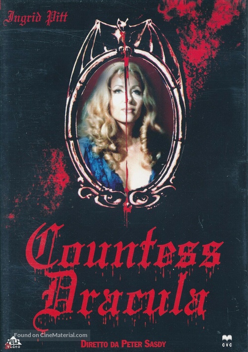 Countess Dracula - Italian DVD movie cover