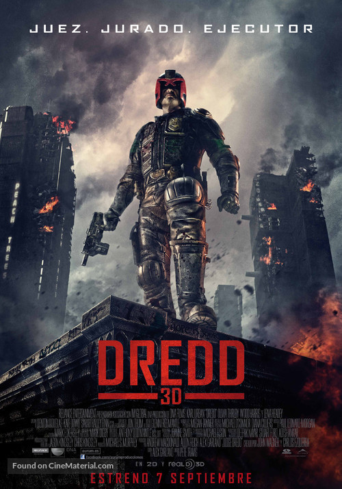 Dredd - Spanish Movie Poster