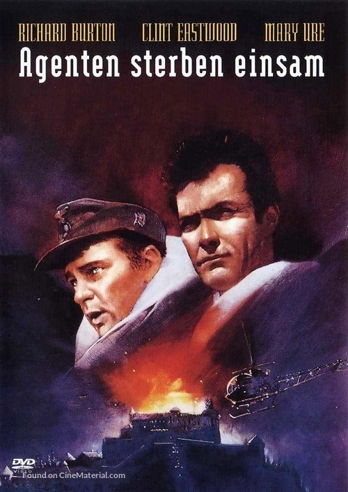 Where Eagles Dare - German DVD movie cover