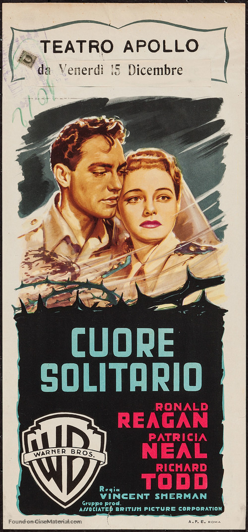 The Hasty Heart - Italian Movie Poster