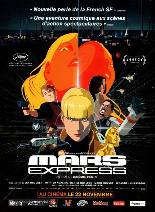 Mars Express - French Movie Poster