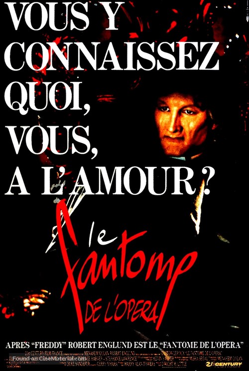 The Phantom of the Opera - French Movie Poster