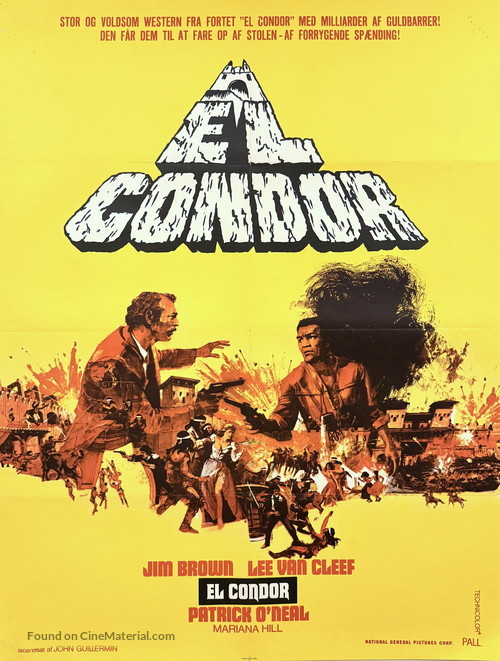 El C&oacute;ndor - Danish Movie Poster