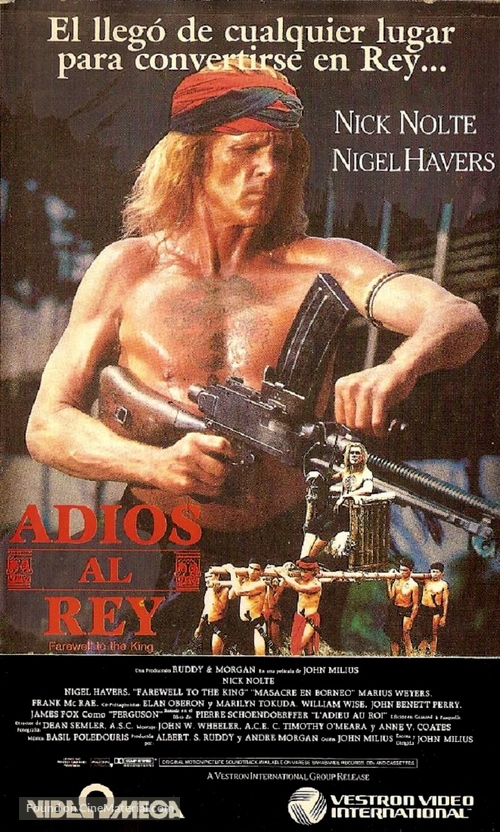 Farewell to the King - Argentinian VHS movie cover