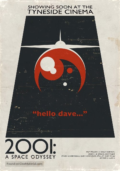 2001: A Space Odyssey - British Homage movie poster