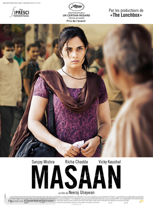 Masaan - French Movie Poster