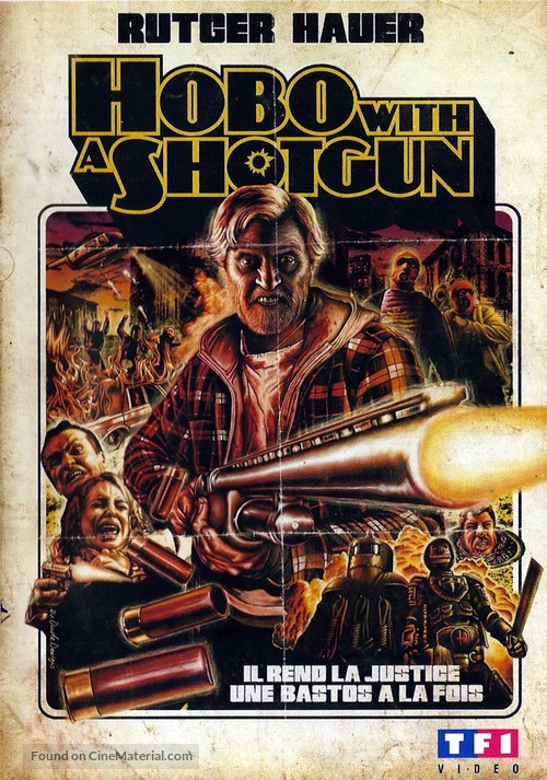 Hobo with a Shotgun - French DVD movie cover
