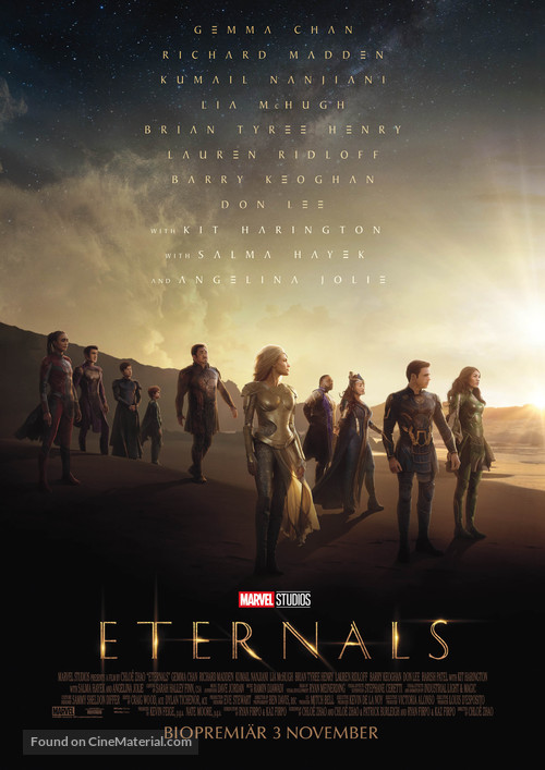 Eternals - Swedish Movie Poster