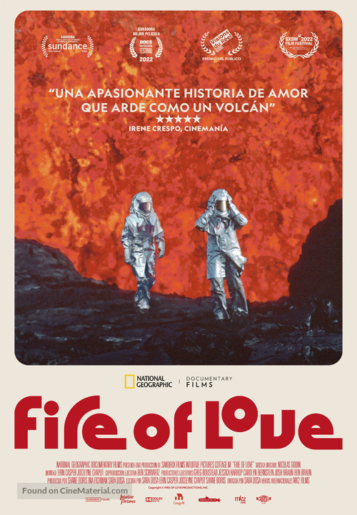 Fire of Love - Spanish Movie Poster