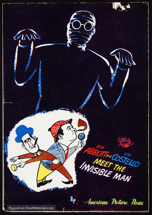 Abbott and Costello Meet the Invisible Man - Movie Poster