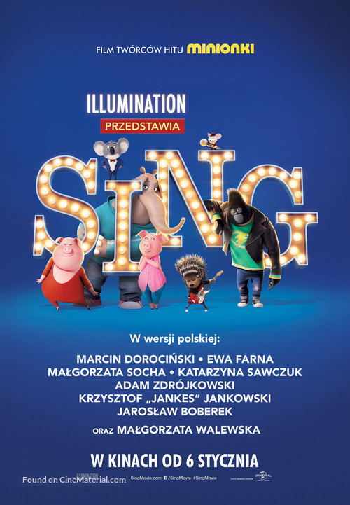 Sing - Polish Movie Poster