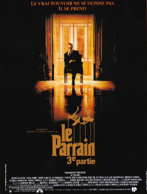 The Godfather: Part III - French Movie Poster