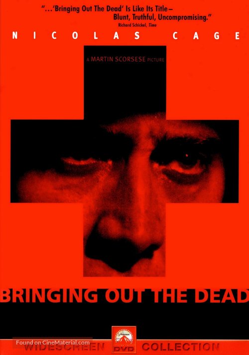 Bringing Out The Dead - DVD movie cover