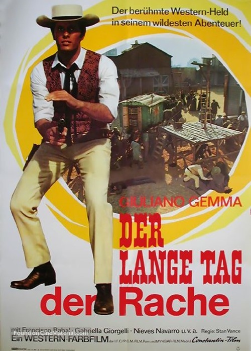 I lunghi giorni della vendetta - German Movie Poster