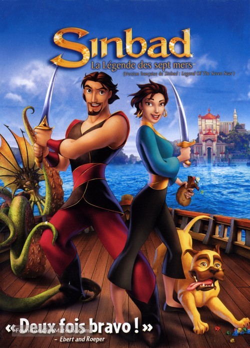 Sinbad: Legend of the Seven Seas - French DVD movie cover