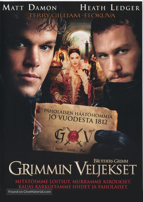 The Brothers Grimm - Finnish Movie Cover