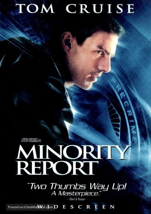 Minority Report - DVD movie cover