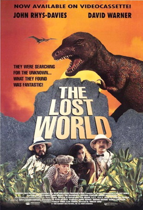 The Lost World - Video release movie poster