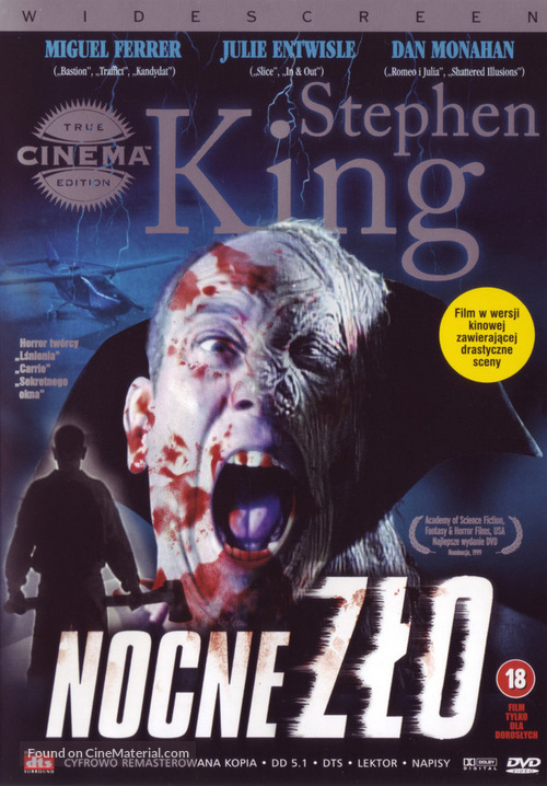 The Night Flier - Polish DVD movie cover