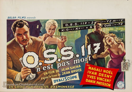 O.S.S. 117 n&#039;est pas mort - Belgian Movie Poster