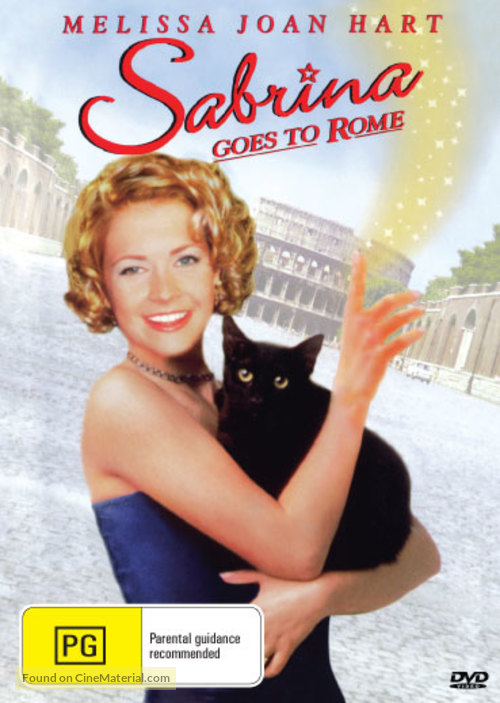 Sabrina Goes to Rome - Australian Movie Cover