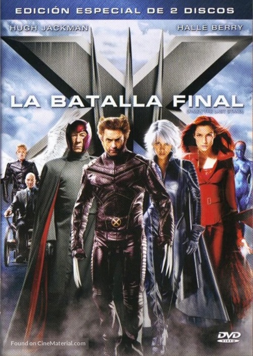 X-Men: The Last Stand - Mexican DVD movie cover