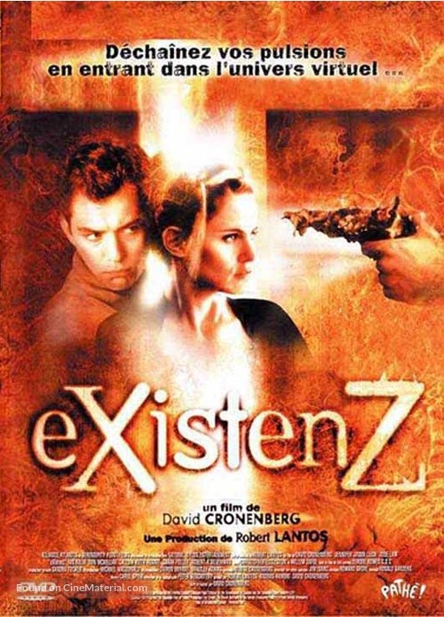 eXistenZ - French DVD movie cover