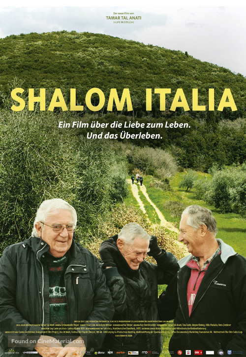 Shalom Italia - German Movie Poster