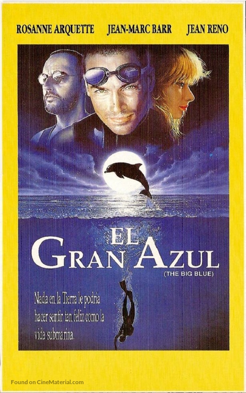 Le grand bleu - Spanish VHS movie cover