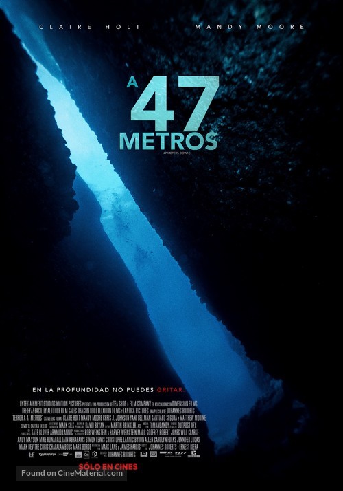 47 Meters Down - Chilean Movie Poster