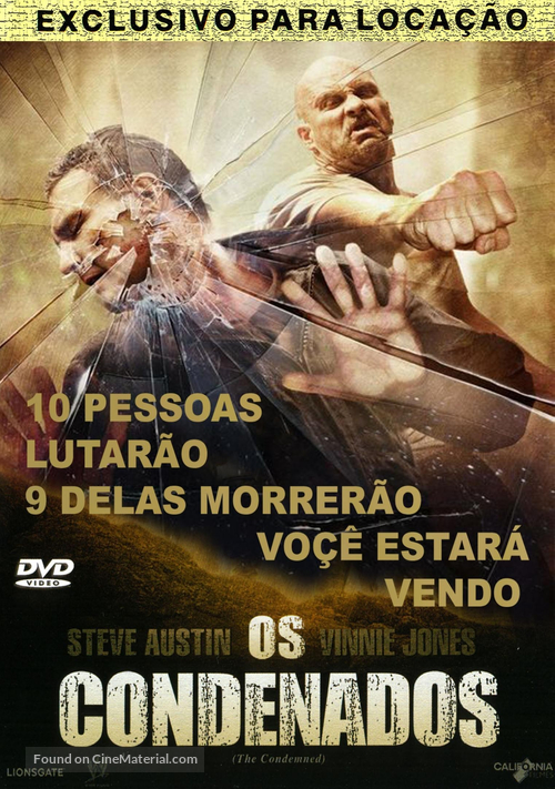 The Condemned - Brazilian Movie Cover