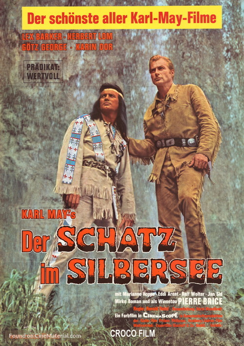 Der Schatz im Silbersee - German Movie Poster