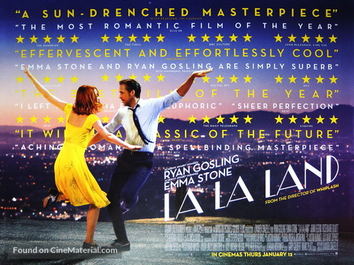 La La Land - British Movie Poster