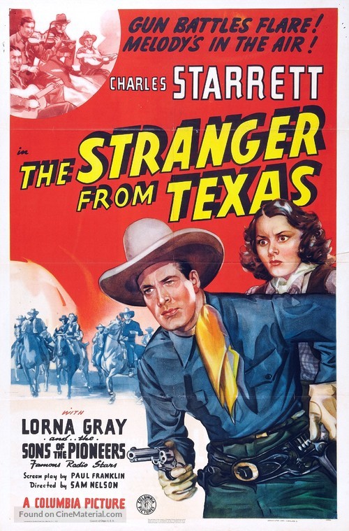 The Stranger from Texas - Movie Poster