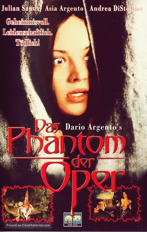 Il fantasma dell&#039;opera - German VHS movie cover